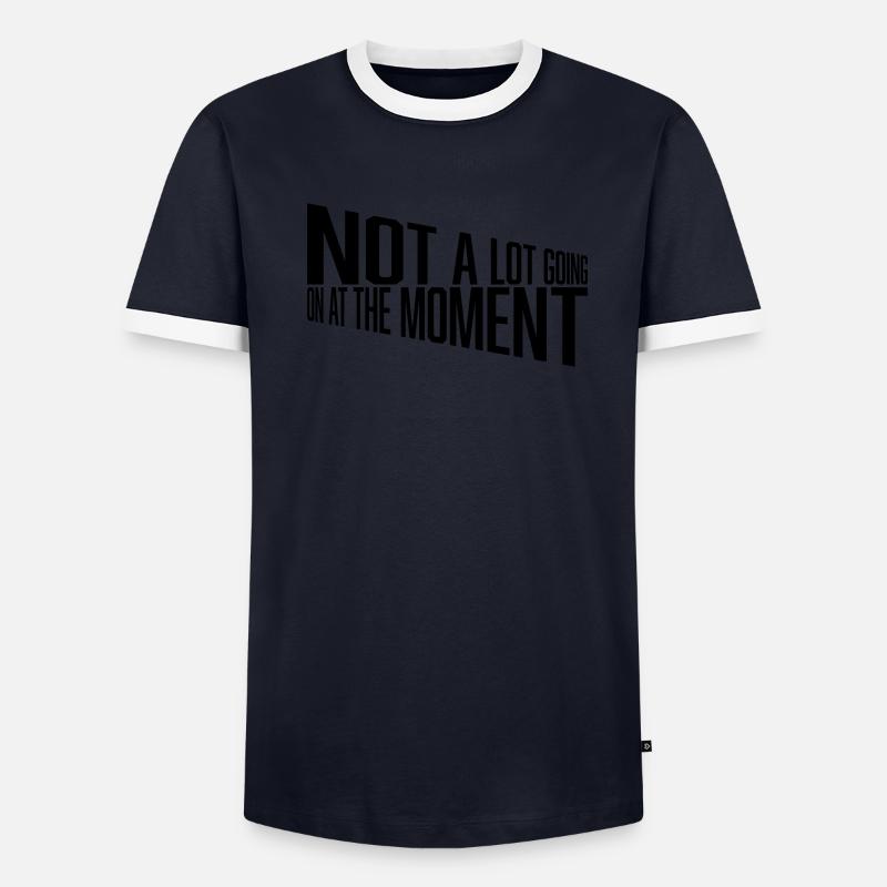 Not much going on - Männer Kontrast-T-Shirt - undefined