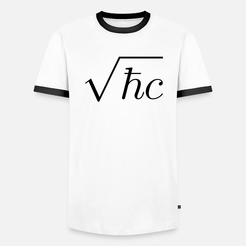Quantum d’action et vitesse de la lumière T-shirt contrasté Homme
