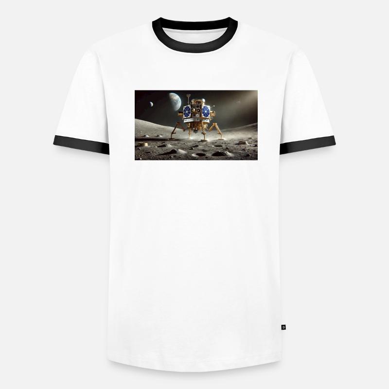Blue Ghost Men's Ringer Shirt