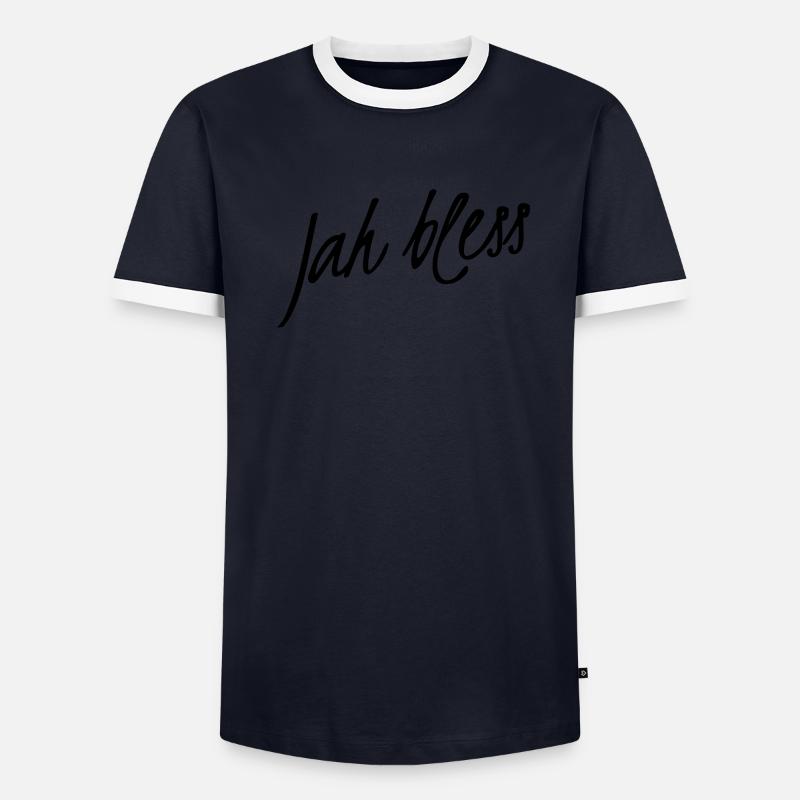 Ouais bénis T-shirt contrasté Homme