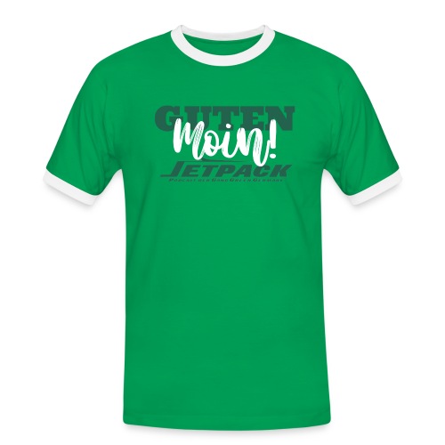 GUTEN MOIN! - Männer Kontrast-T-Shirt