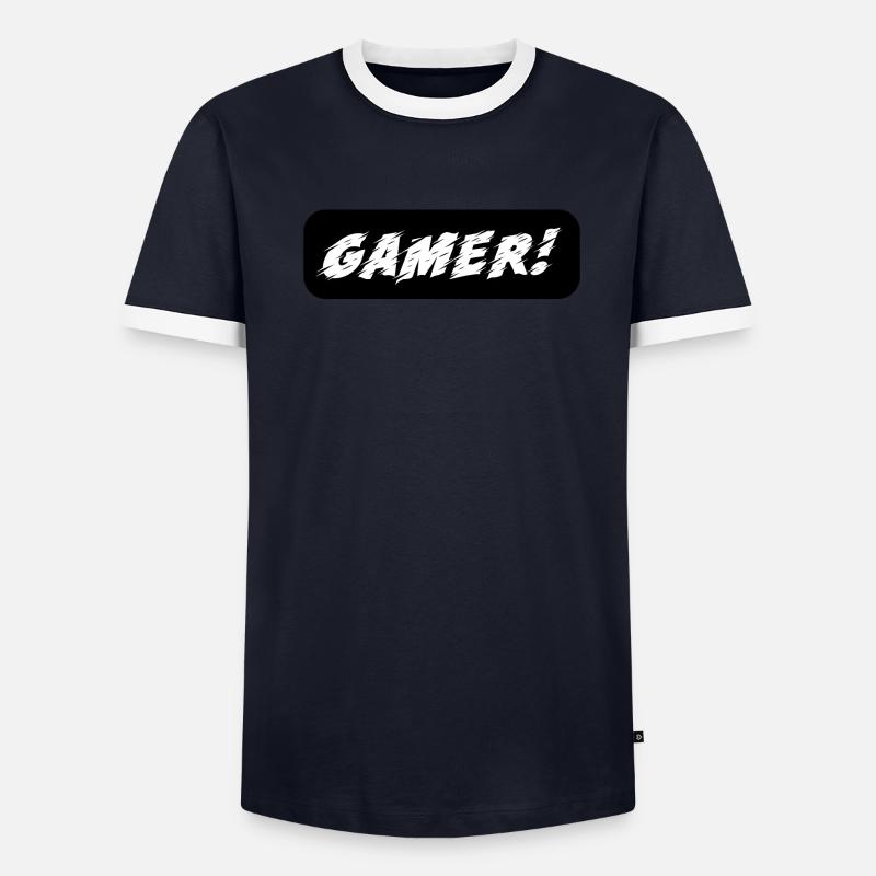 Game Gaming PC Men's Ringer Shirt