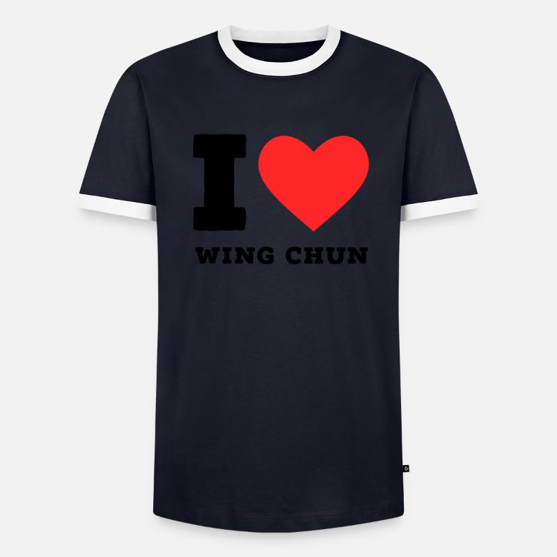 J’adore le wing chun T-shirt contrasté Homme