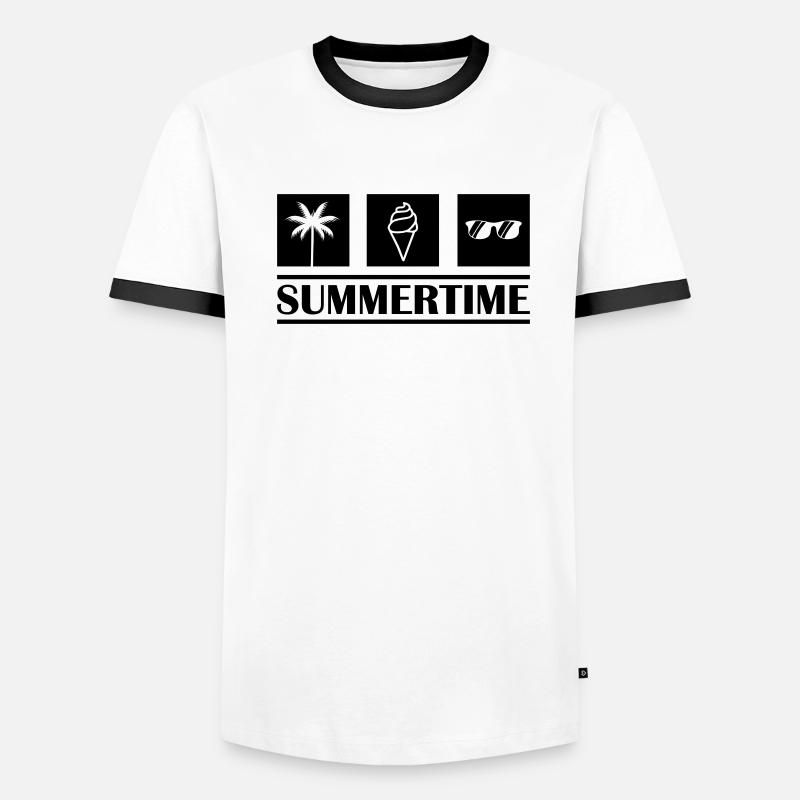 Summertime Men's Ringer Shirt