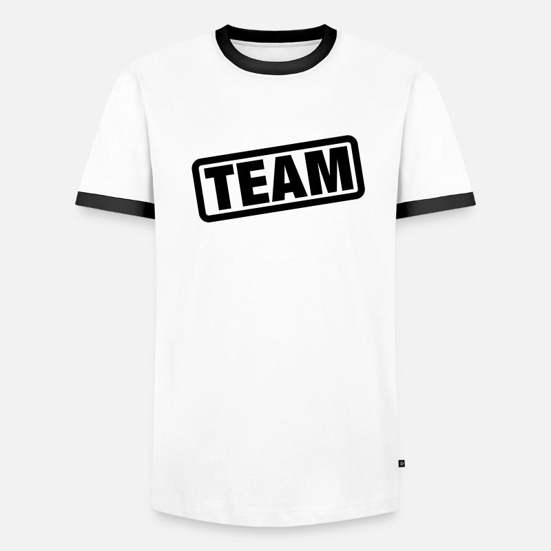 team T-shirt contrasté Homme