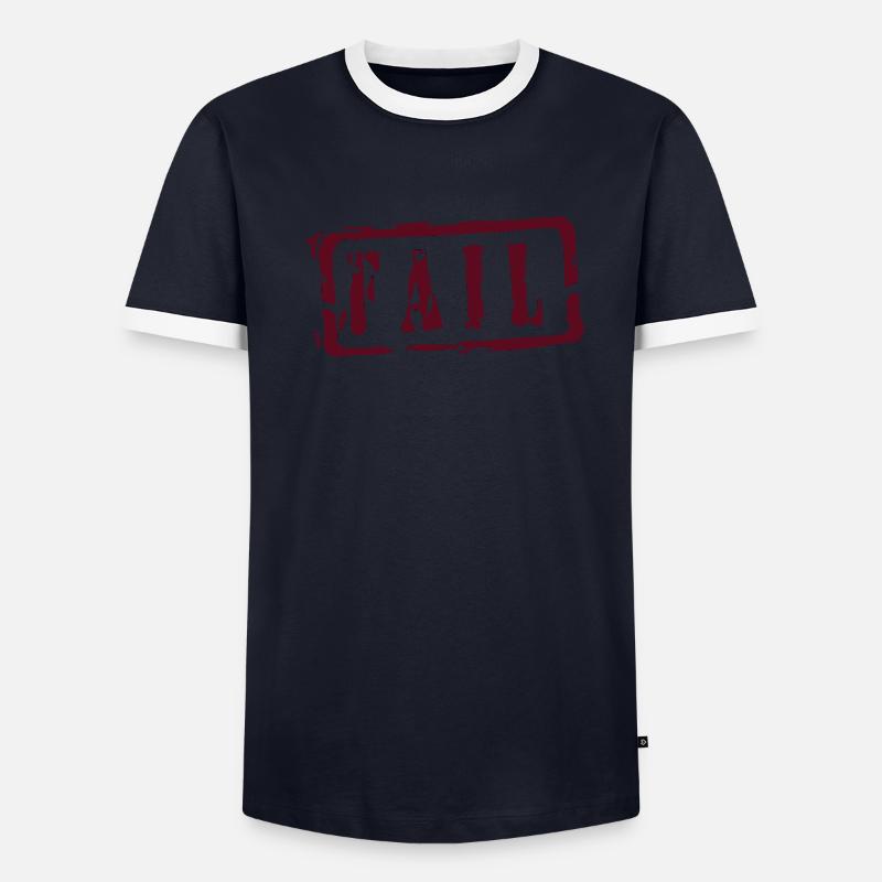 fail writing T-shirt contrasté Homme