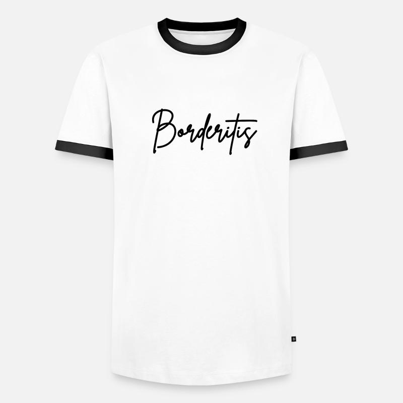 borderitis Men's Ringer Shirt