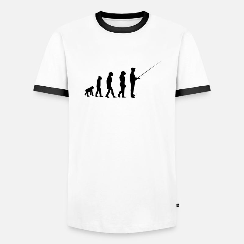 évolution pêche T-shirt contrasté Homme