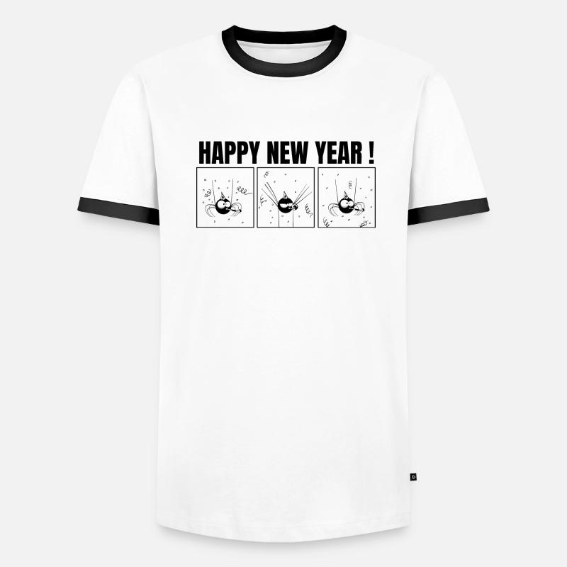 Beth die Spinne - Die Party (Textversion) Männer Kontrast-T-Shirt