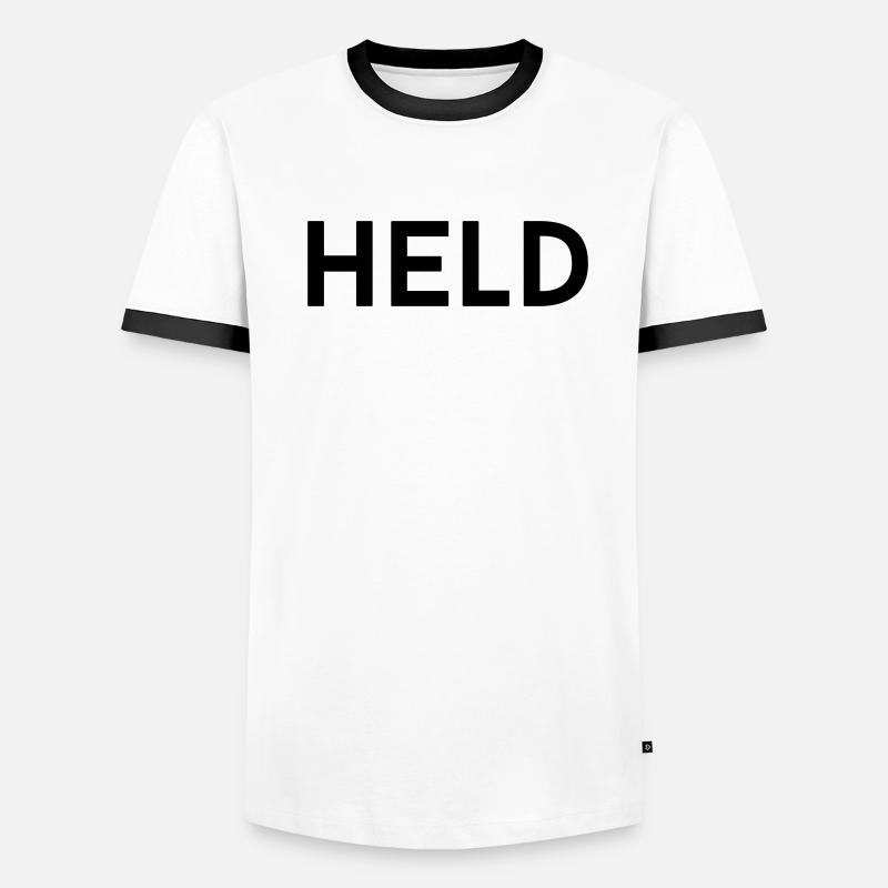 Mein Held Männer Kontrast-T-Shirt
