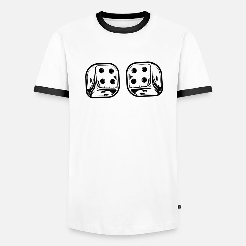 Boardgame Chess Backgammon Game Night Men's Ringer Shirt