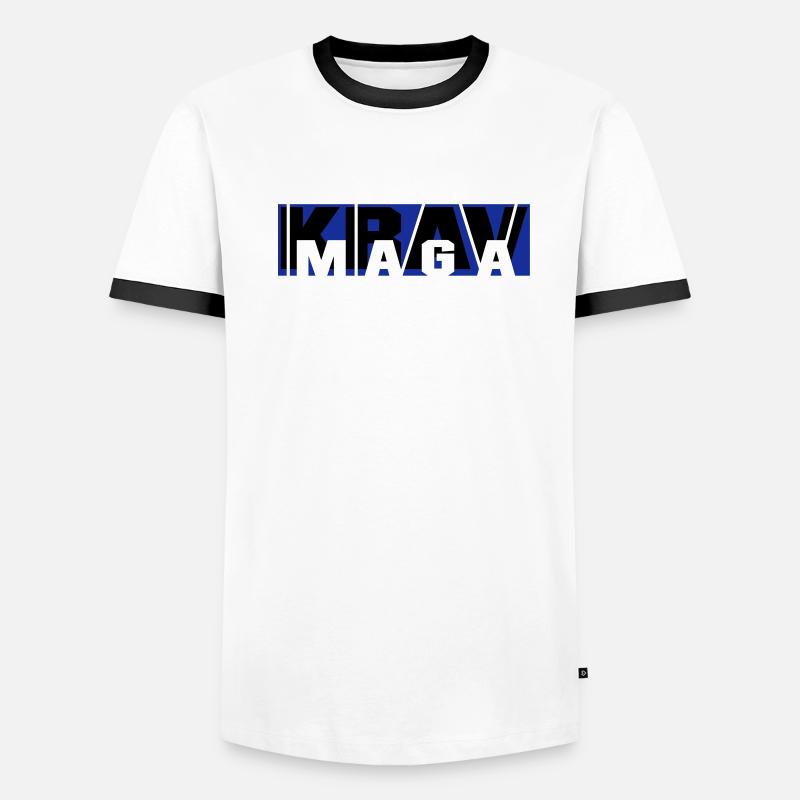 krav_maga_vec_2 de Männer Kontrast-T-Shirt
