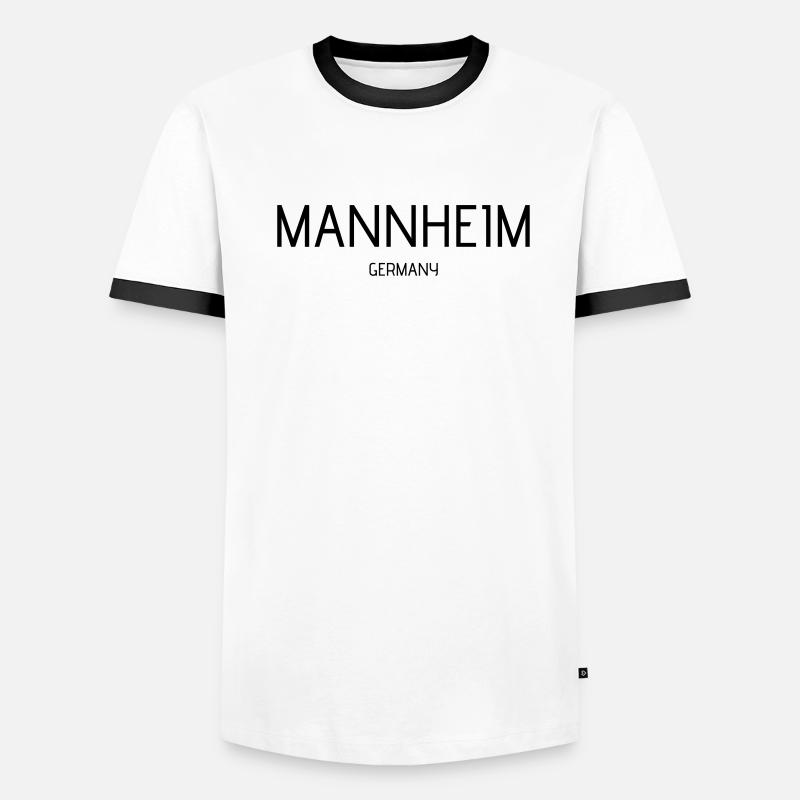 Mannheim Männer Kontrast-T-Shirt