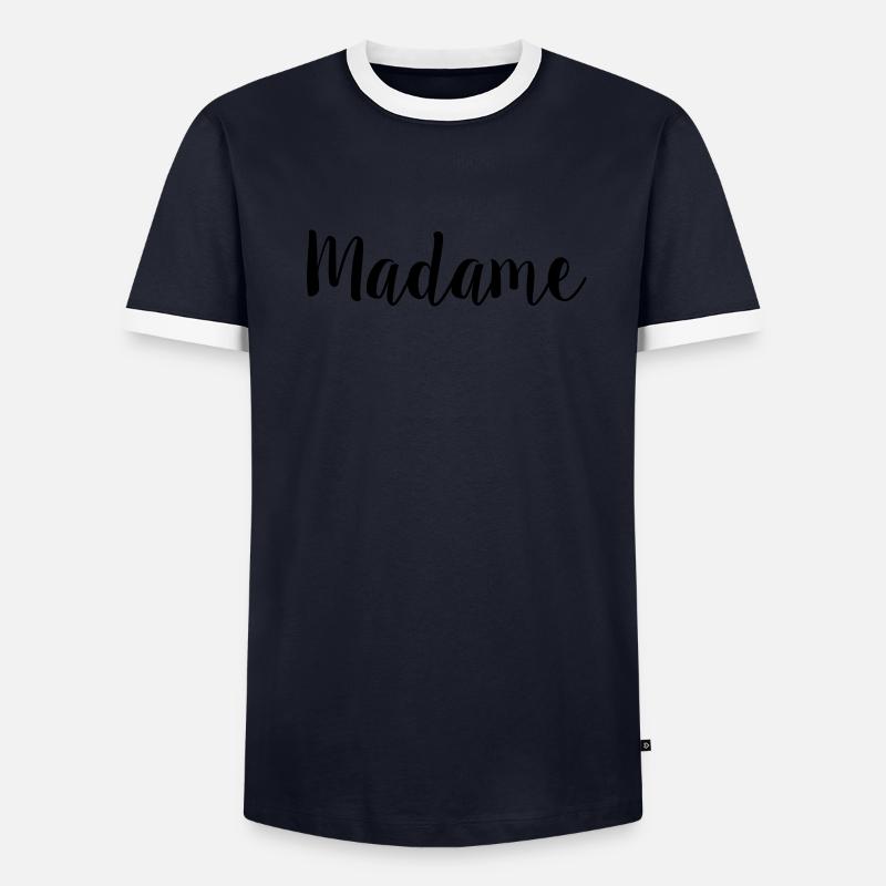 Madame simple T-shirt contrasté Homme
