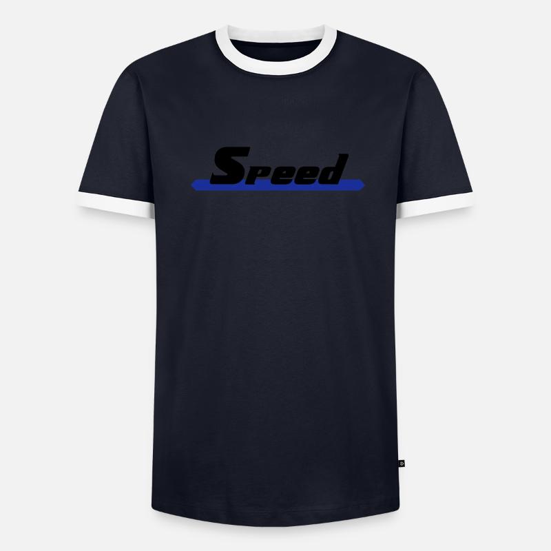 Speed Männer Kontrast-T-Shirt