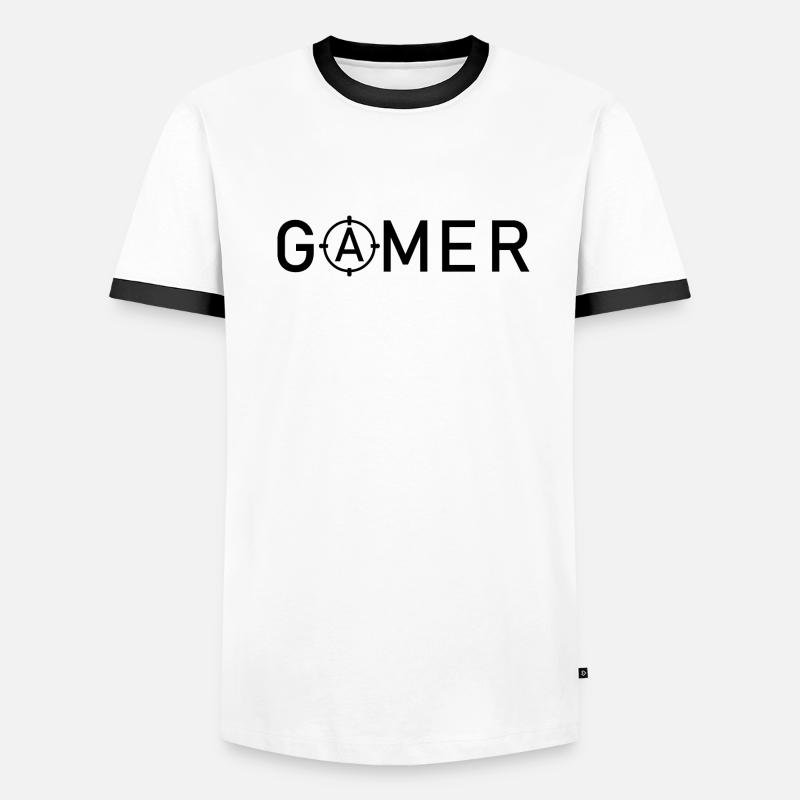 Jeu PC de jeu T-shirt contrasté Homme