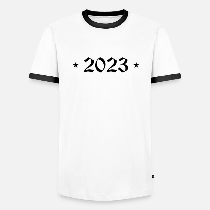 2023 T-shirt contrasté Homme
