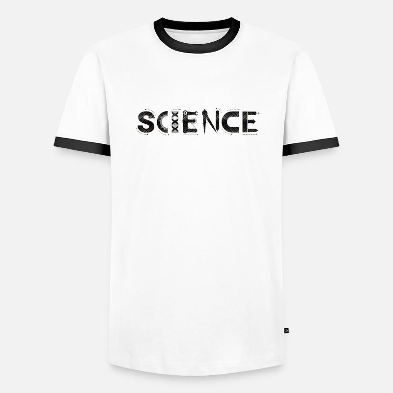 Science Science Scientist Physics Lab DNA Men's Ringer Shirt