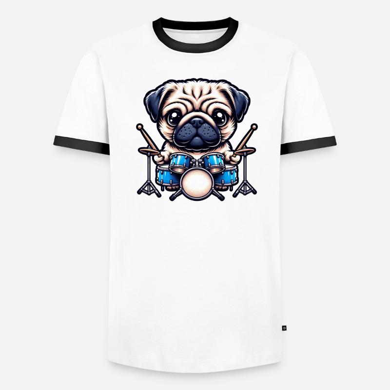 Conception cool de batteur Carlin T-shirt contrasté Homme
