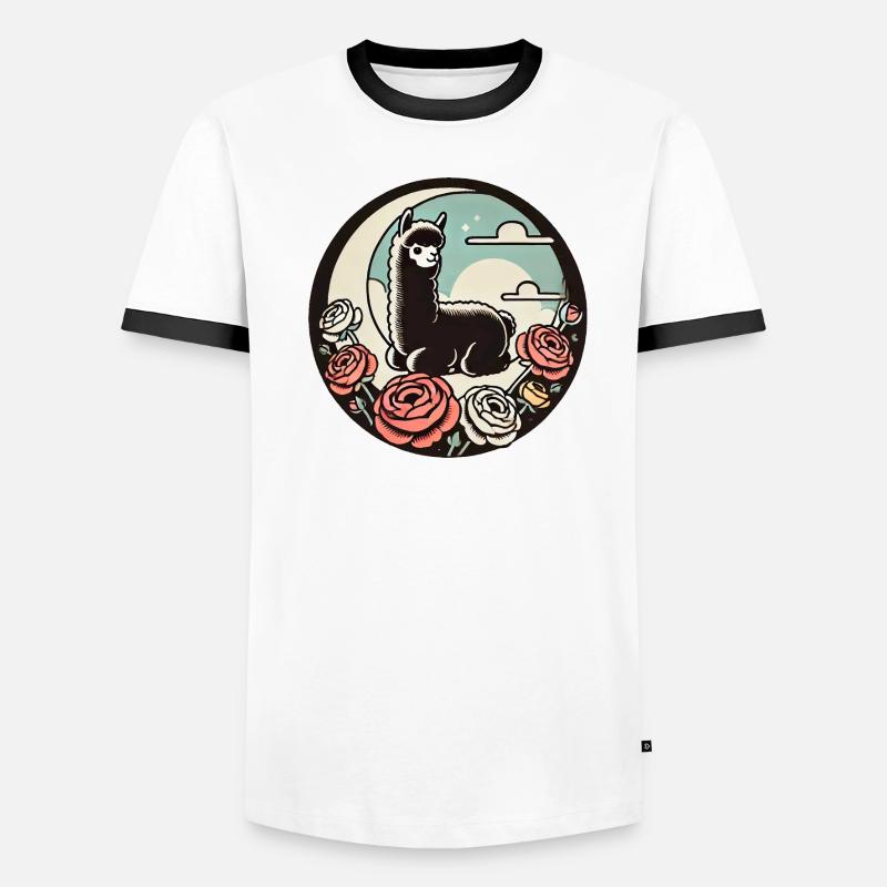 Llama Men's Ringer Shirt