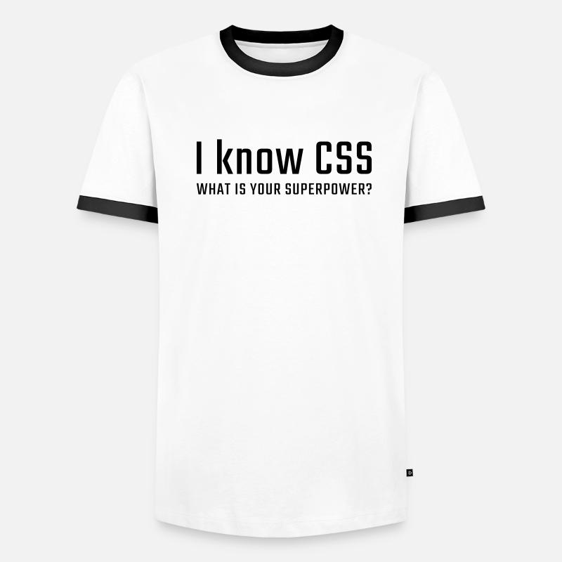 I know CSS Men's Ringer Shirt