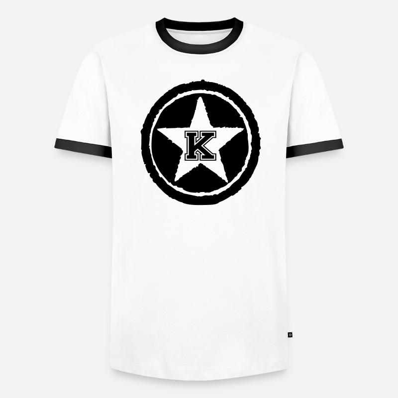 K Männer Kontrast-T-Shirt