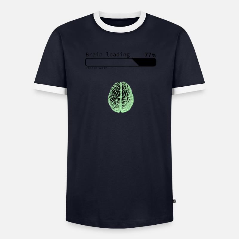 Charge cérébrale T-shirt contrasté Homme