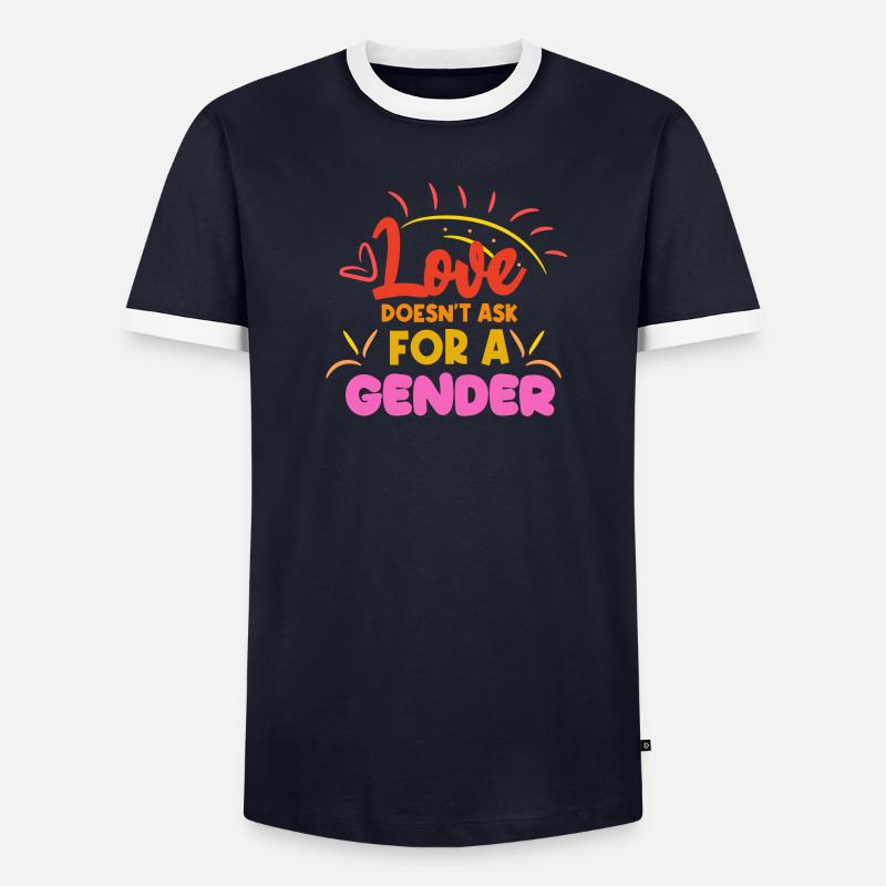 Same-sex partnership Lgbt Statement Men's Ringer Shirt