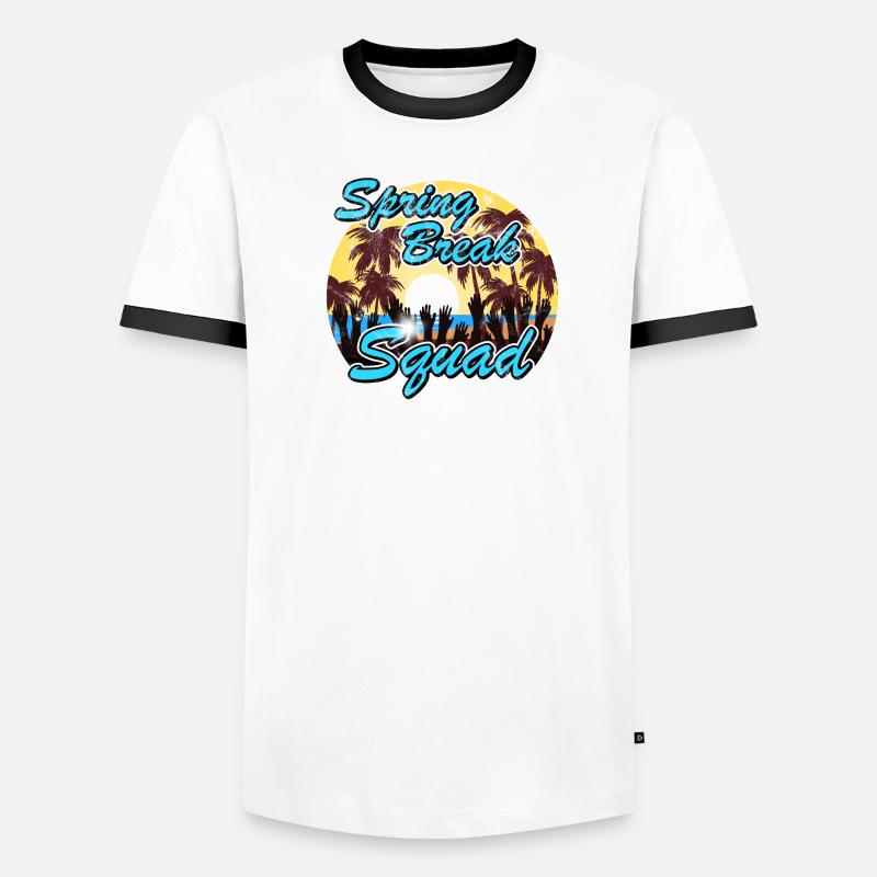 Spring Break Squad Männer Kontrast-T-Shirt