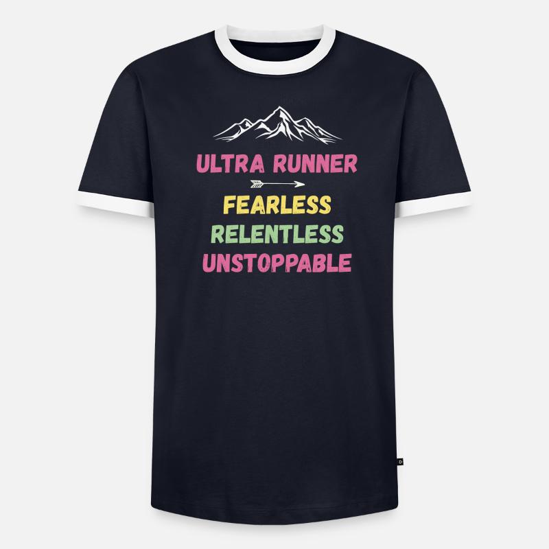 Ultra Runner - Intrépide. Implacable. Imparable. T-shirt contrasté Homme