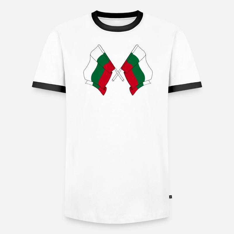Two flags Bulgaria Men's Ringer Shirt