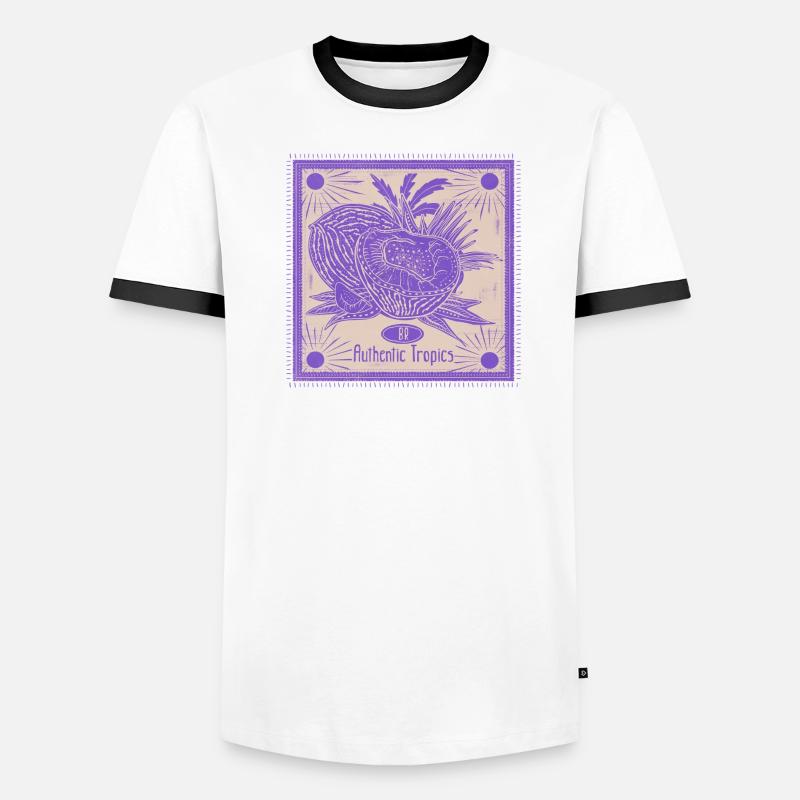 Authentic Tropics Fruiting Image Men's Ringer Shirt