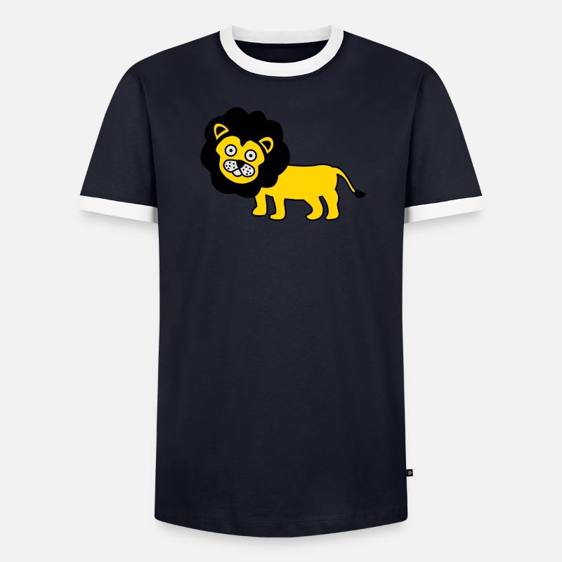 Le lion comme design pour enfants T-shirt contrasté Homme