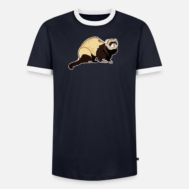 Furet T-shirt contrasté Homme