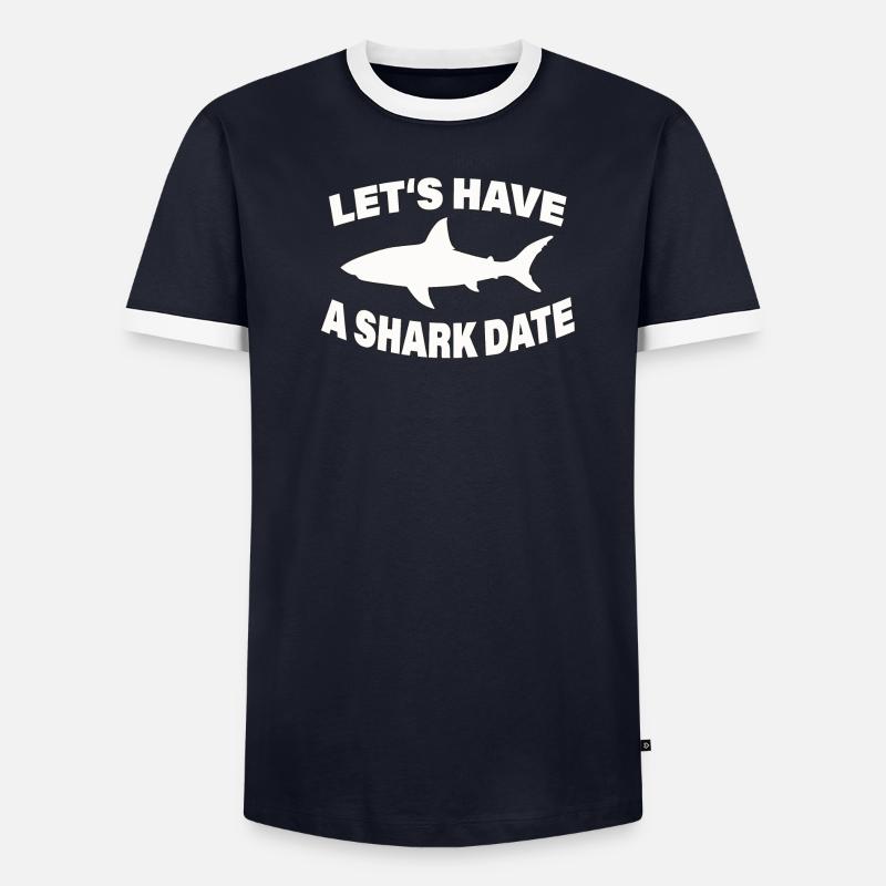 SHARK DATE Men's Ringer Shirt
