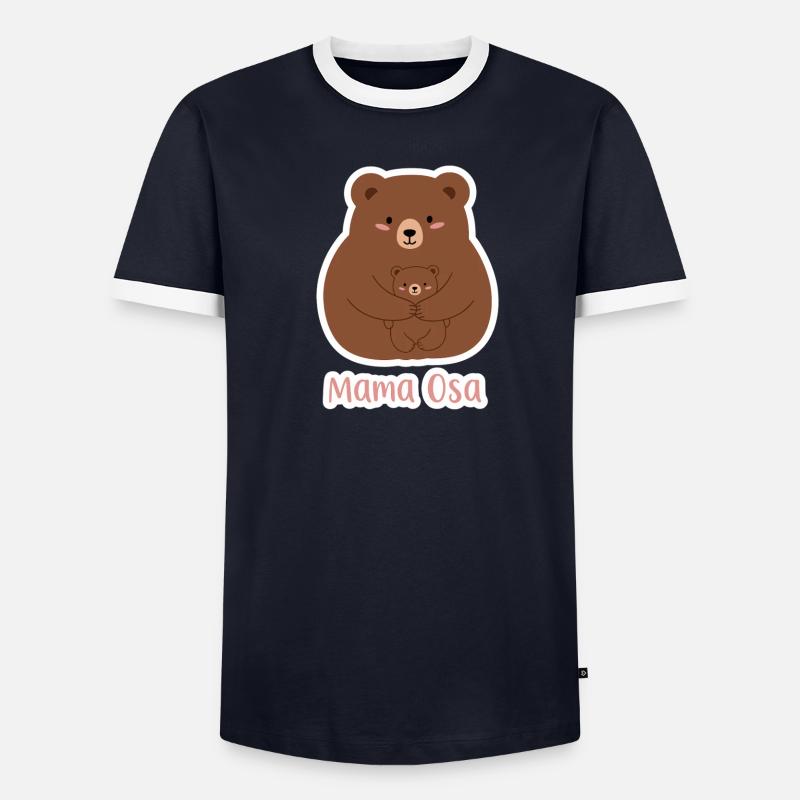 Maman Ours T-shirt contrasté Homme