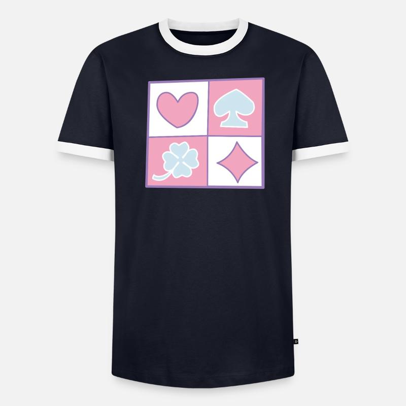 Checkerboard von helfspawn Männer Kontrast-T-Shirt