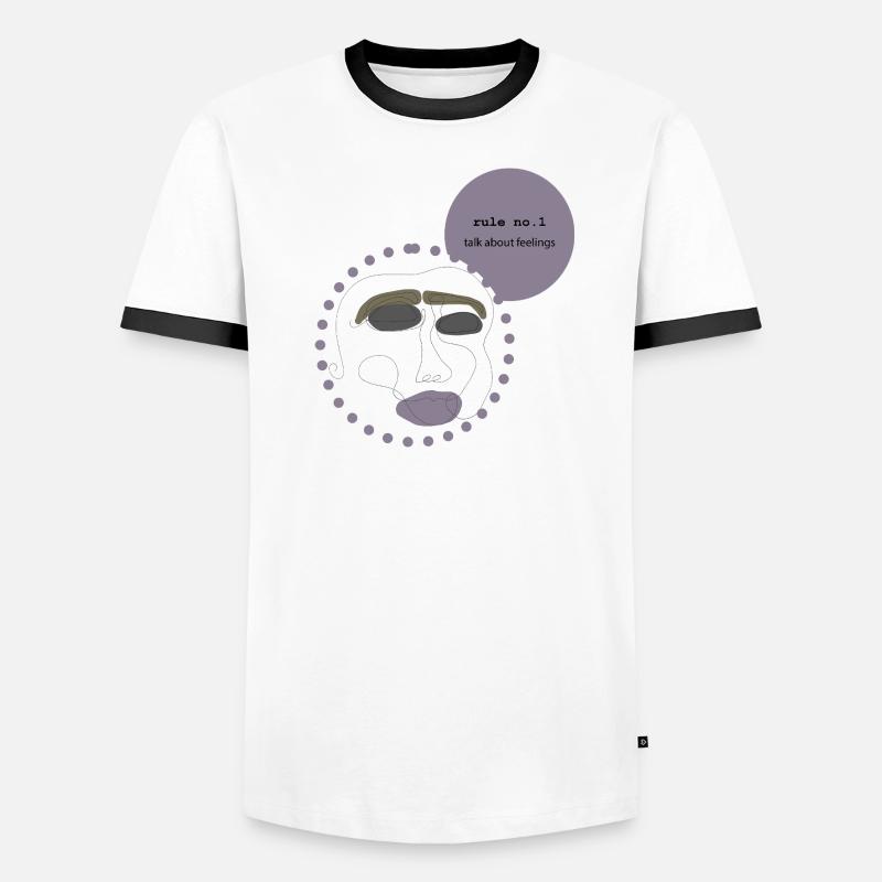 Parler de sentiments 2 T-shirt contrasté Homme