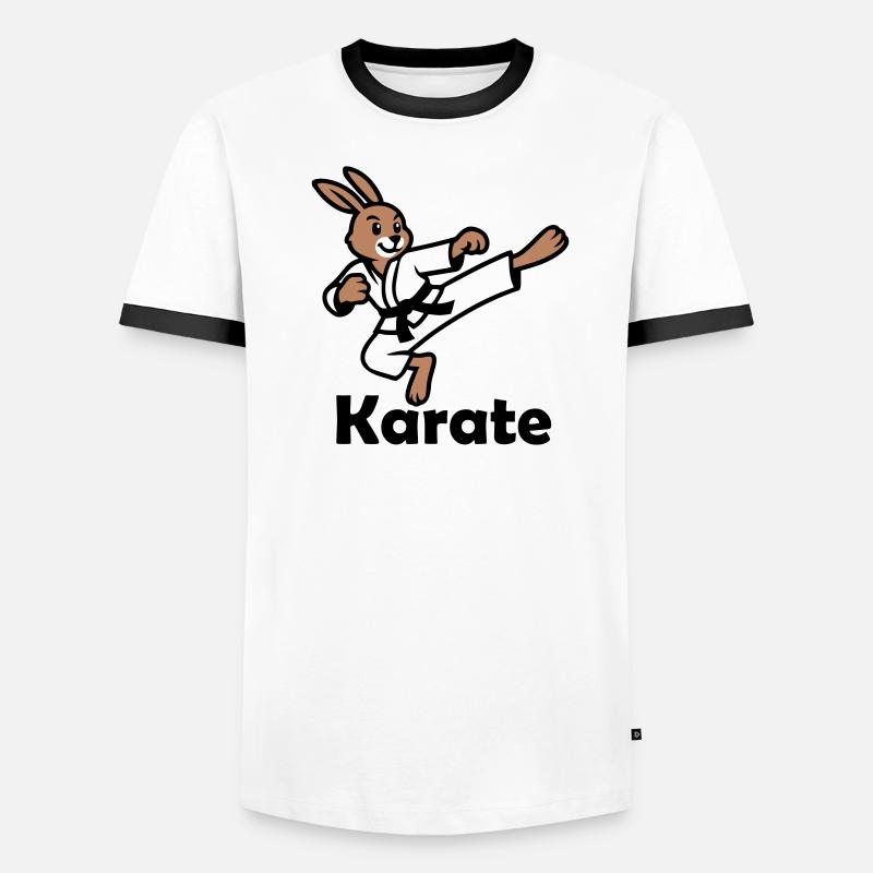 Karate Rabbit Men's Ringer Shirt