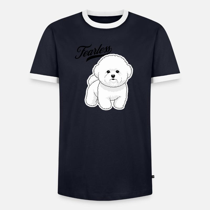 Fearless Poodle Men's Ringer Shirt
