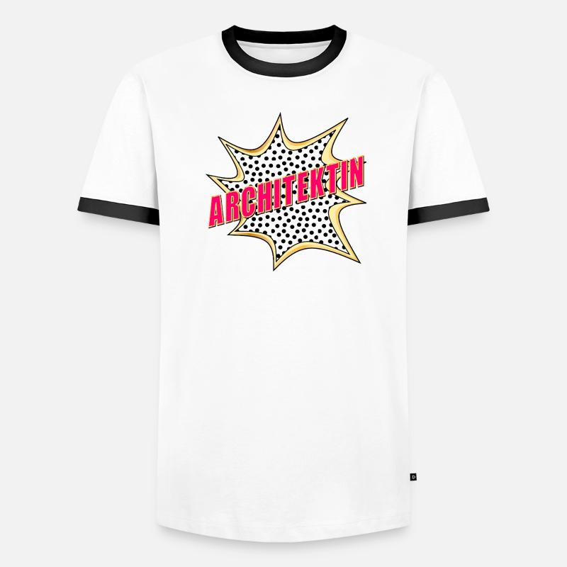 ARCHITECTE DE GESTION DE CONSTRUCTION POP-ART T-shirt contrasté Homme