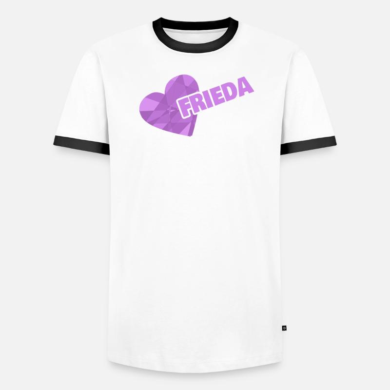 Frieda als Krone Männer Kontrast-T-Shirt
