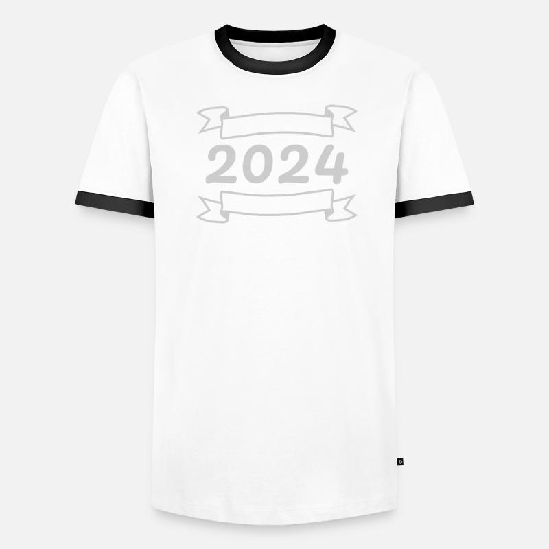 Oldtimer 2024 Männer Kontrast-T-Shirt