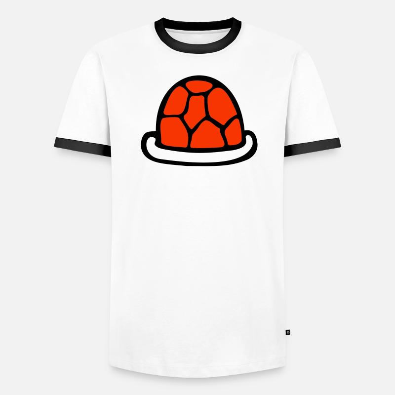 Turtle shell without turtle cute shell Men's Ringer Shirt