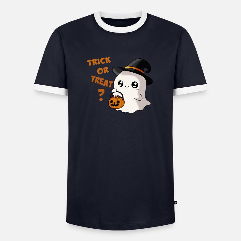 Geist Männer Kontrast-T-Shirt