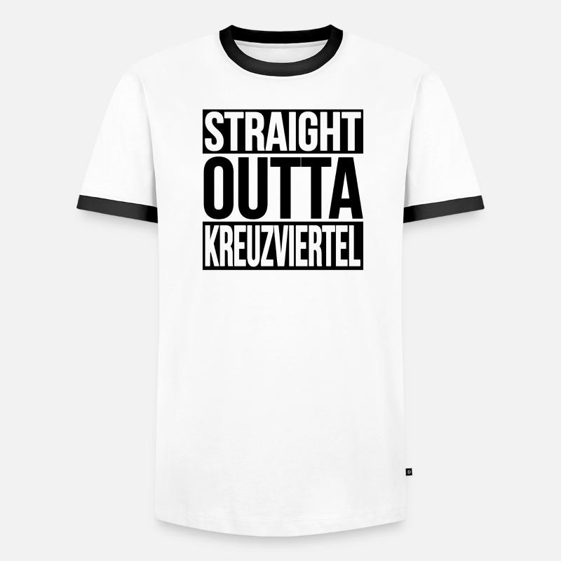 QUART DE CROIX DROIT T-shirt contrasté Homme