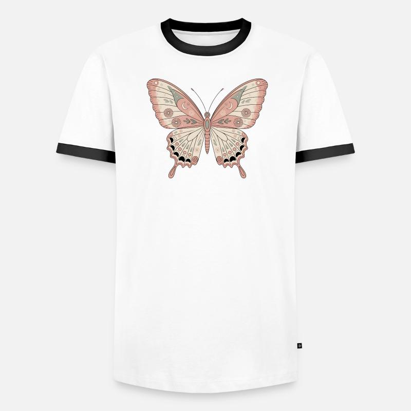 Boho Butterfly Men's Ringer Shirt