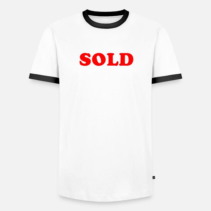 Herz Barcode Liebe – Sold Code Strichcode Geschenk Männer Kontrast-T-Shirt