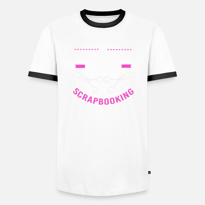 Scrapbooking Scrapbook Männer Kontrast-T-Shirt