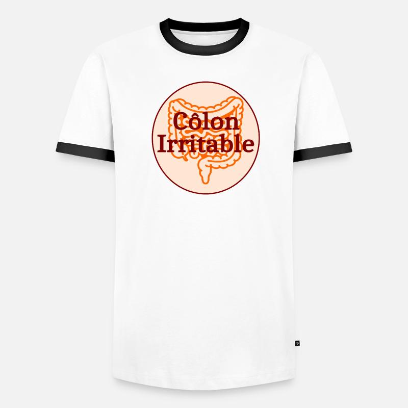 Côlon irritable T-shirt contrasté Homme